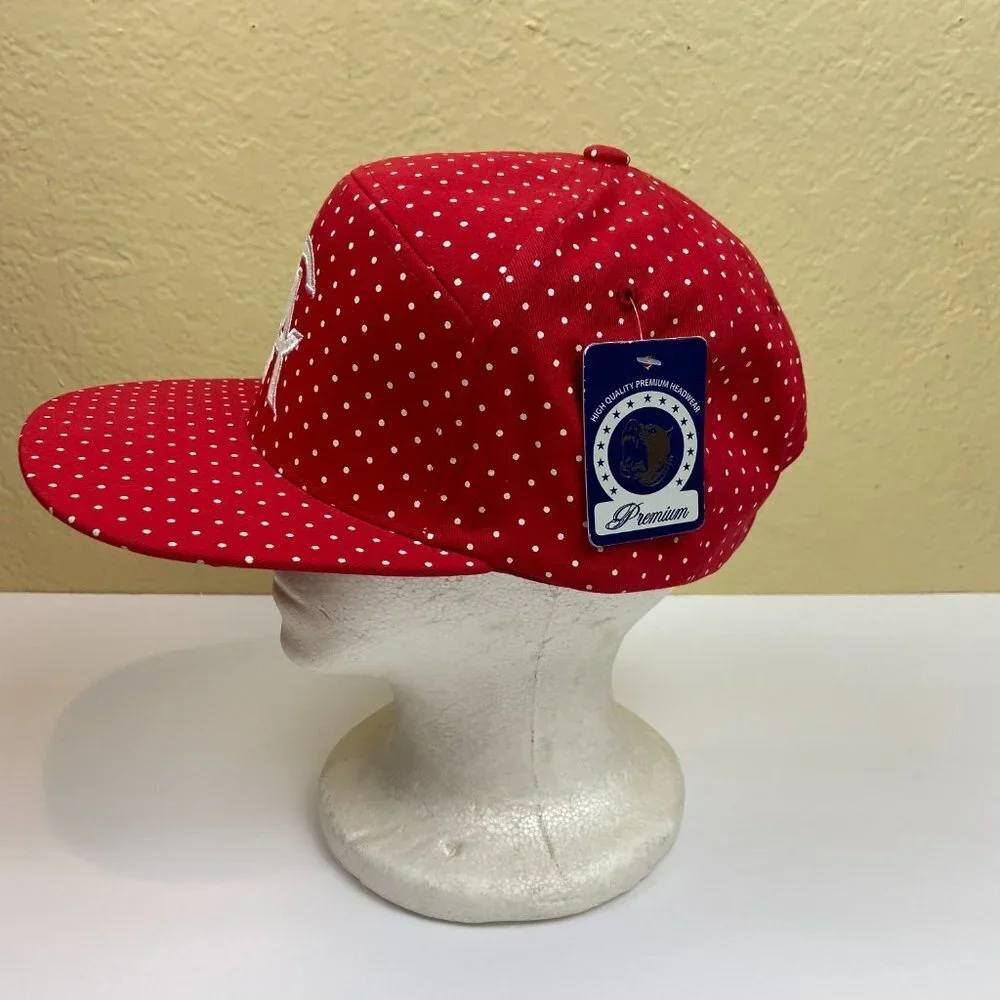 Premium Baseboll Cap  CA Polka Dot